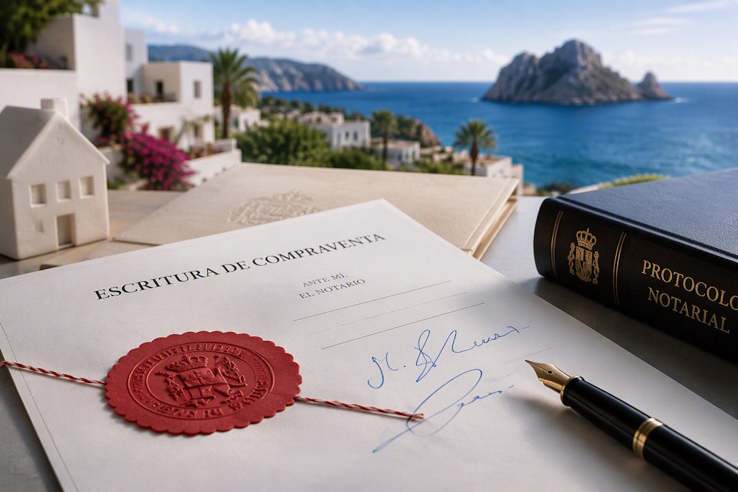 Property Purchase Deed in Ibiza (Spanish Notarial Title Deed)