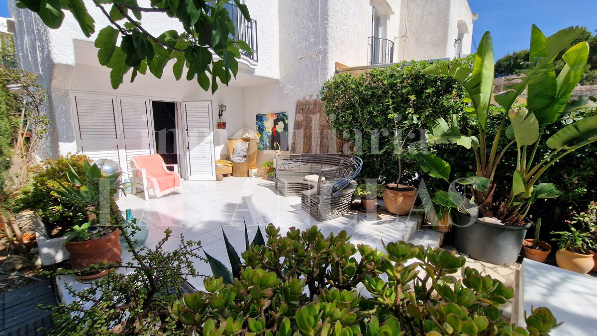 corner terraced house in Talamanca Ibiza for sale