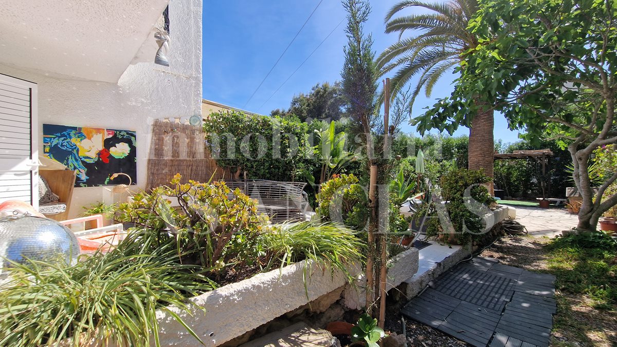 corner terraced house in Talamanca Ibiza for sale