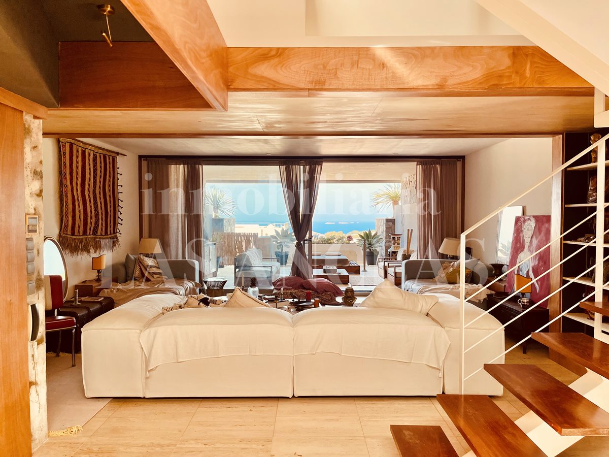 Ibiza Westküste - Schöne, renovierte Duplex- Wohnung mit fantastischem Blick auf das Meer und die Sonnenuntergänge im Verkauf