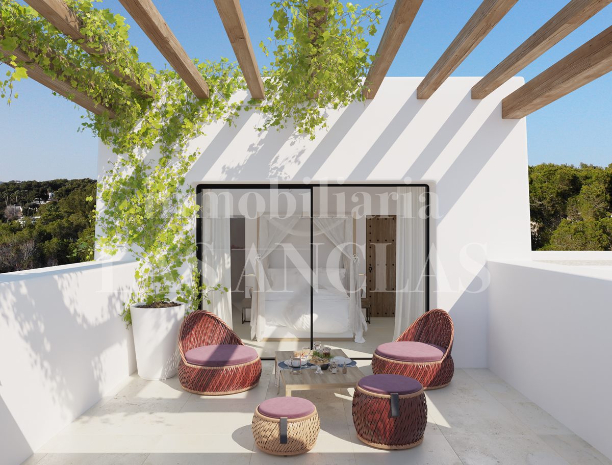 new built luxury villa in San Carlos Ibiza for sale