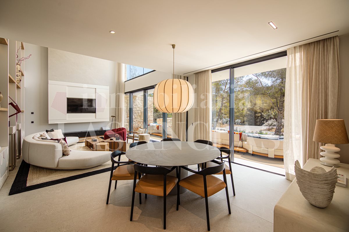 new built luxury villa near golf course Ibiza for sale