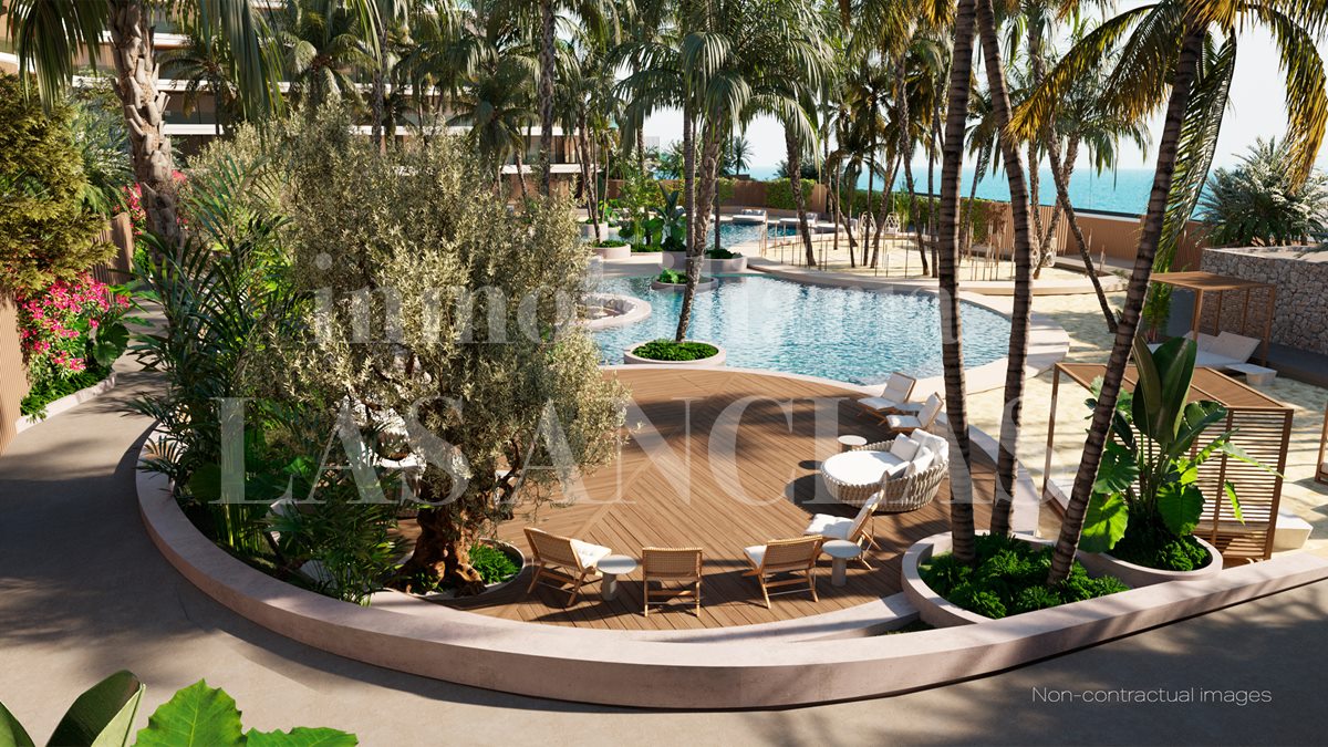 Ibiza Santa Eulalia - Luxury built flats under construction in exclusive residential complex next to the harbour for sale