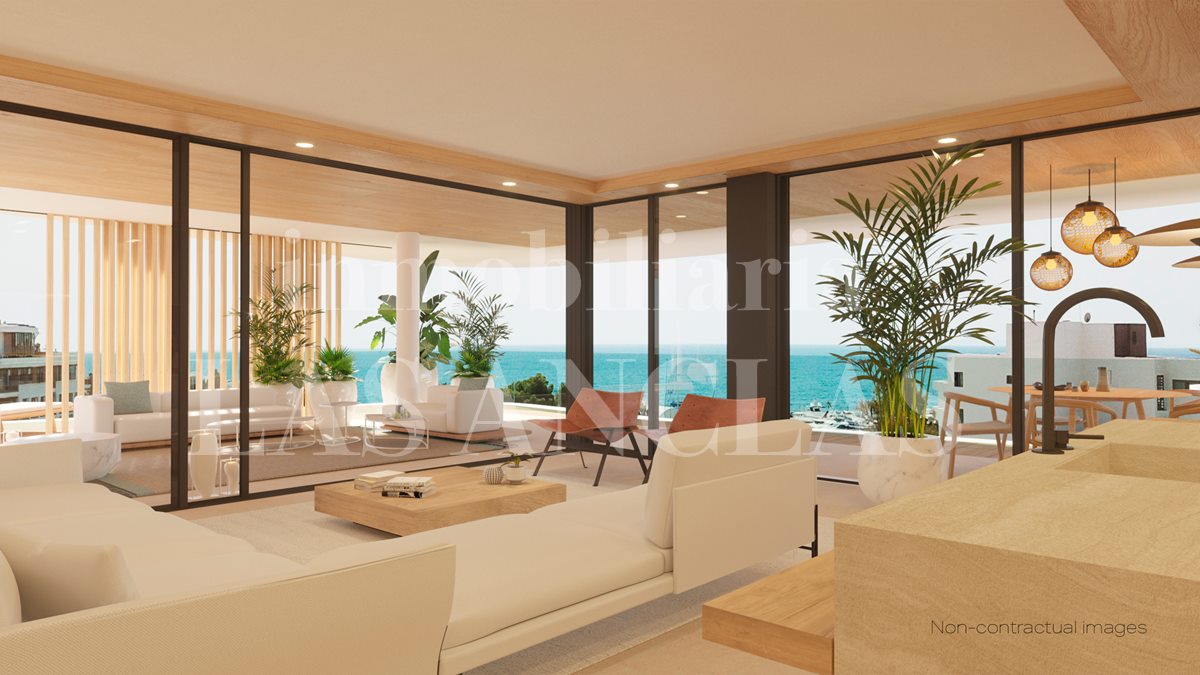 Ibiza Santa Eulalia - Luxury built flats under construction in exclusive residential complex next to the harbour à vendre