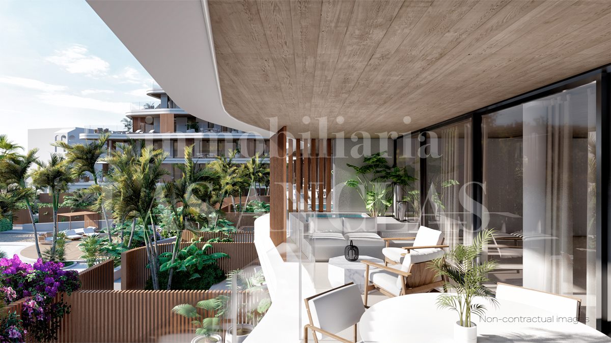 Ibiza Santa Eulalia - Luxury built flats under construction in exclusive residential complex next to the harbour à vendre