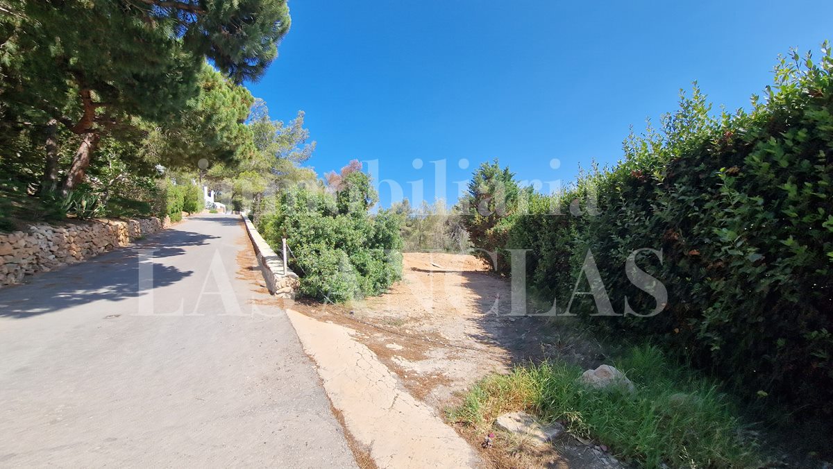 Ibiza Can Pep Simó - Last building land with license granted and views to the sea and Dalt Vila for sale