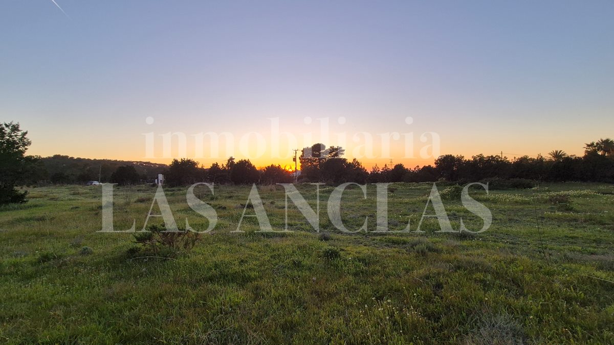 Ibiza Cala Conta - Walking distance to the beach! Exceptional plot with sea views and licence for a villa with pool for sale