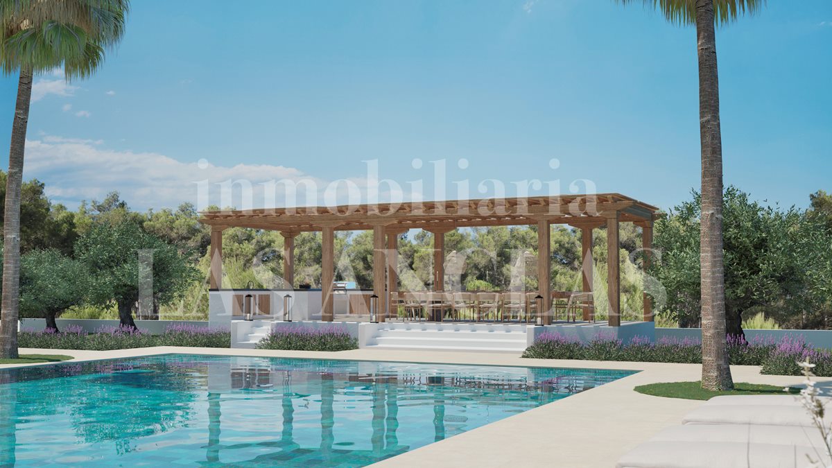 Ibiza costa este - Imponente villa con acceso directo al mar, asombrosa piscina y proyecto Blakstad en venta