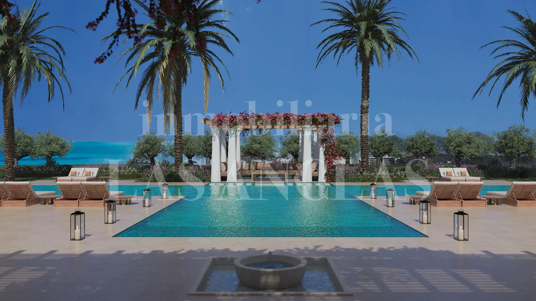  Ibiza San Carlos - Plot with Blakstad project for property of 1000m² in first sea line with private boathouse