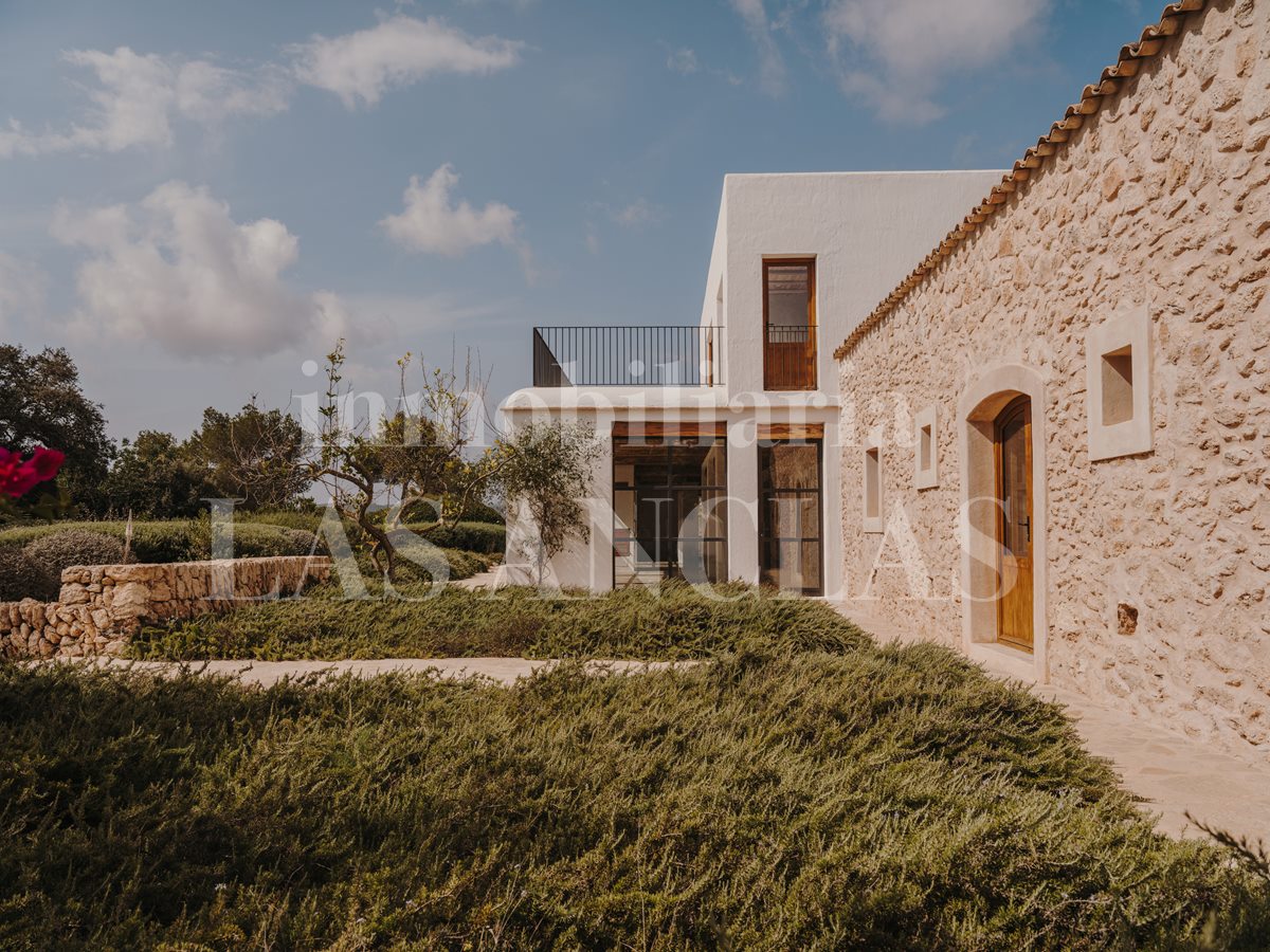 Ibiza Santa Gertrudis - Wonderful renovated farmhouse by Blakstad surrounded by olive and fruit trees for sale