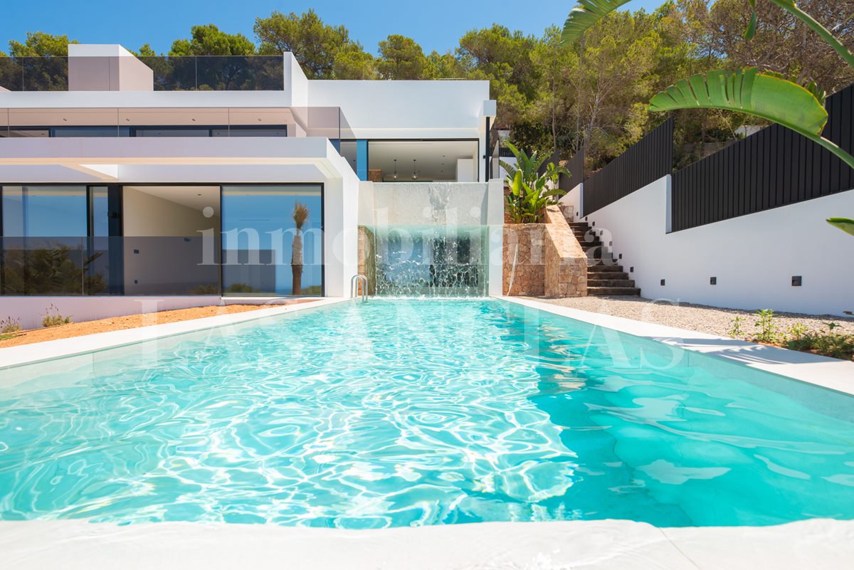 new built luxury villa west coast Ibiza for sale