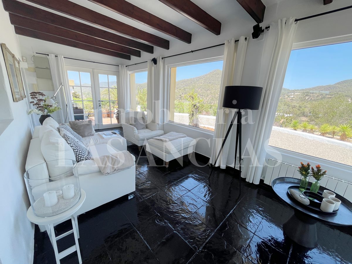 Ibiza San José - A unique retreat! Beautiful finca of 3 separate units surrounded by a lush garden and panoramic views for sale