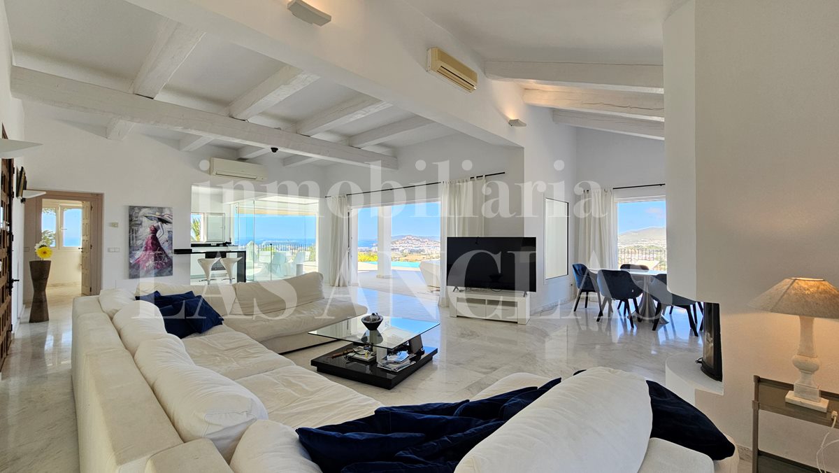 Ibiza Jesús - Villa mit 6 Schlafzimmern & 180°-Blick auf das Meer, Dalt Vila und bis nach Formentera im Verkauf