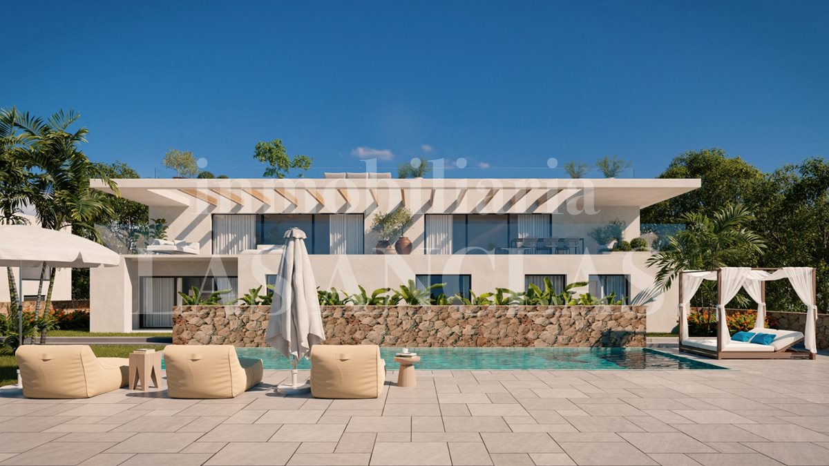 proyecto de obra nueva / villas en Talamanca Ibiza en venta