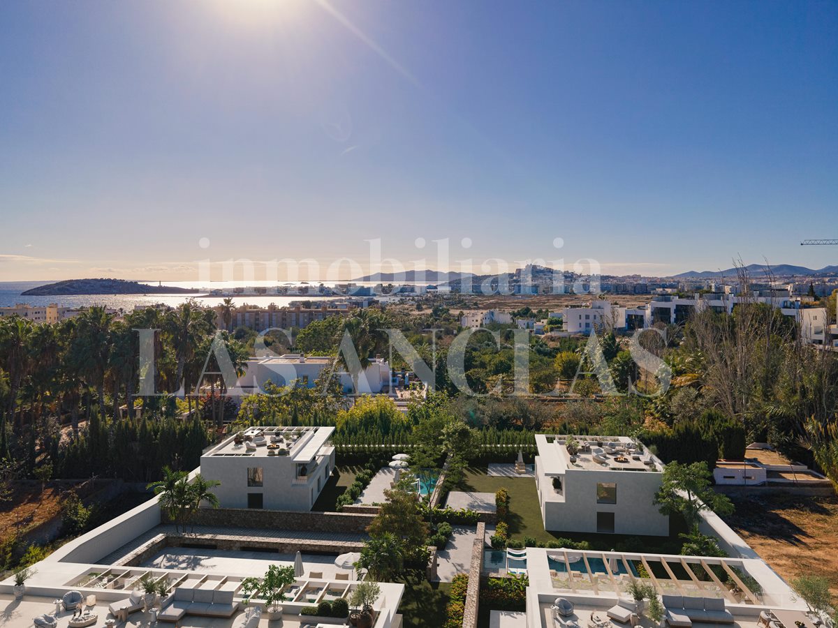 Ibiza Talamanca - Elegantes villas en construcción en pequeña comunidad privada cerca de la playa en venta