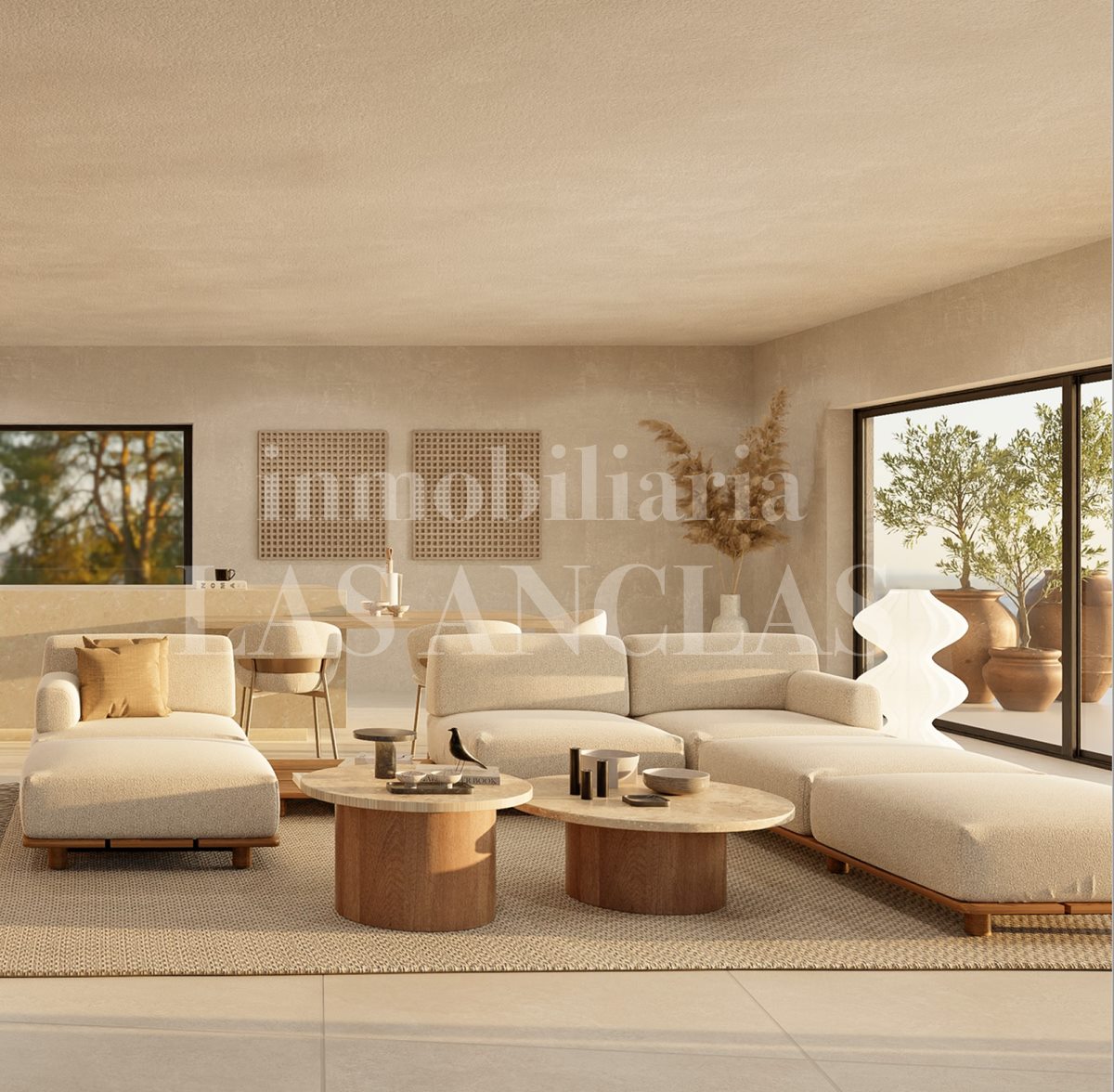proyecto de obra nueva / villas en Talamanca Ibiza en venta