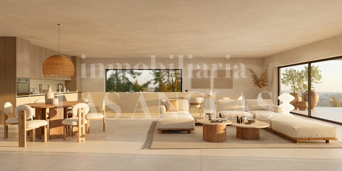 proyecto de obra nueva / villas en Talamanca Ibiza en venta