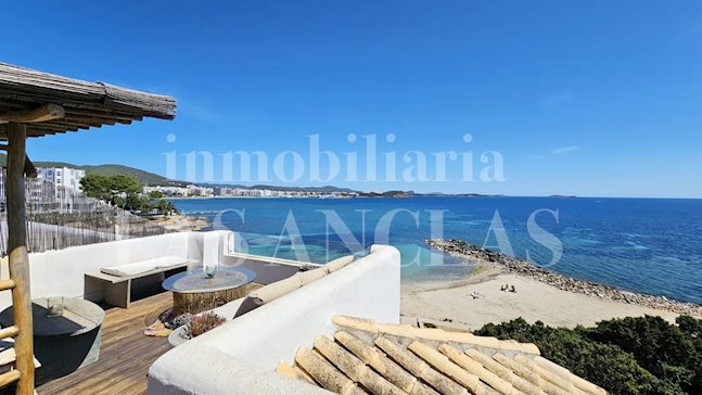 Ibiza Siesta - Seafront with access to the beach! Bright corner townhouse with awsome views to buy