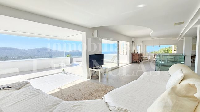 Ibiza Jesús - Excepcional piso duplex de 210m² con extensas terrazas y vistas al mar y Dalt Vila en venta