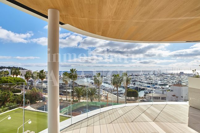 Ibiza Santa Eulalia - Brand-new flat in a exclusive residential complex with views to the sea and harbor to buy