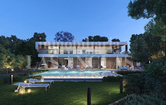 Ibiza Jesús - Villa a estrenar de diseño contemporaneo en urbanización privada para comprar