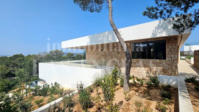 Ibiza Jesús - Brandneue, zeitgenössische Designer-Villa in bewachter Wohnanlage kaufen