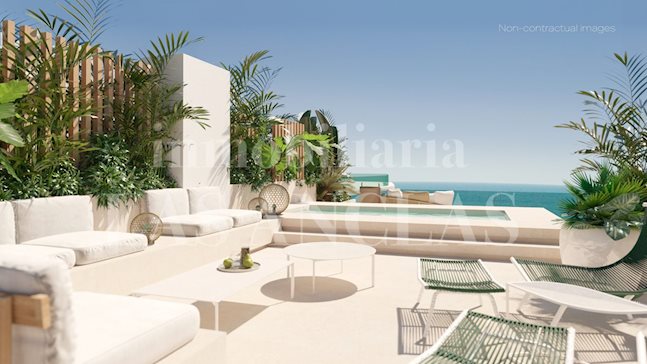 Ibiza Santa Eulalia - Luxe appartementen in aanbouw in exclusief wooncomplex naast de haven kopen