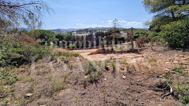 Ibiza Can Pep Simó - Ultimo terreno urbanizable en Can Pep Simó con licencia y proyecto para villa con piscina en venta