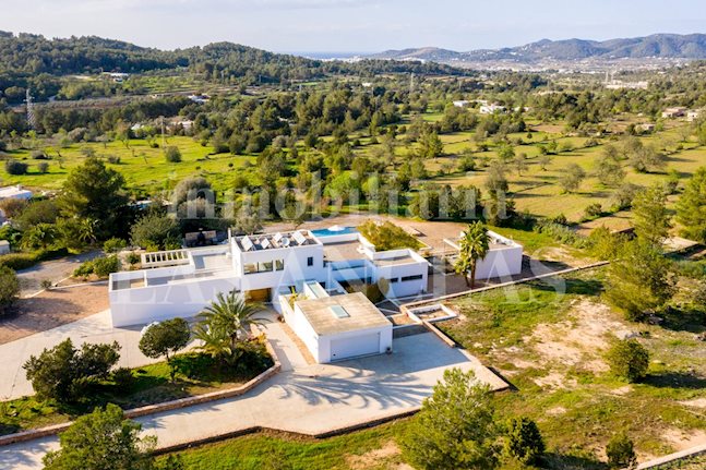 Ibiza San Rafael - Modern villa with guest house and unobstructed countryside views to buy