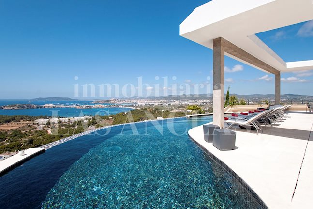 Ibiza Talamanca - Tourist rental license! Magnificent luxury villa with splendid panoramic views to buy